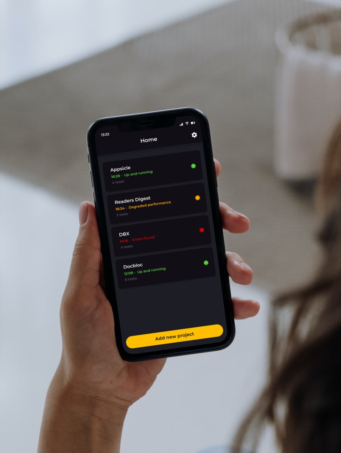 Website monitoring tool UI/UX Designs